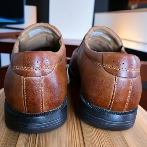 NWOT NUNN BUSH (11) Dylan Brown/Cognac Dress Loafers for Men